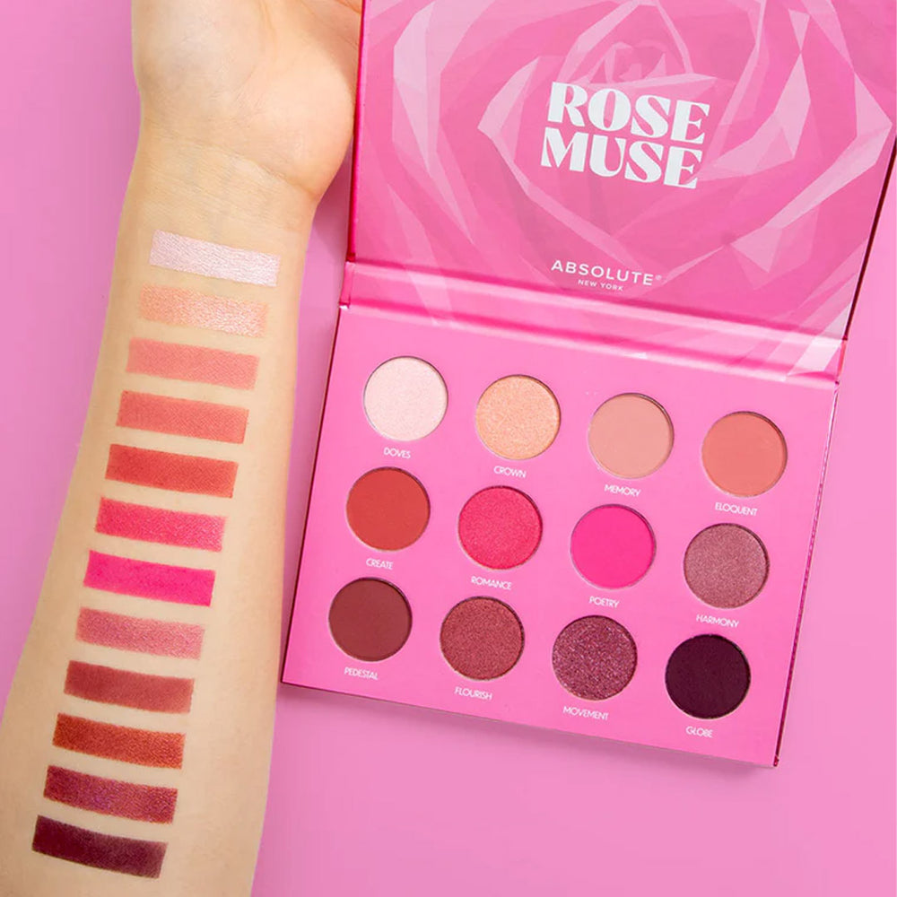 ABSOLUTE | EYESHADOW BOOK PALETTE ROSE MUSE