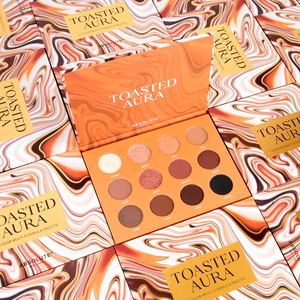ABSOLUTE | EYESHADOW BOOK PALETTE TOASTED AURA