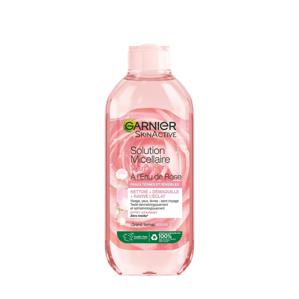 GARNIER | SOLUTION MICELLAIRE TOUT EN 1 A L'EAU DE ROSE