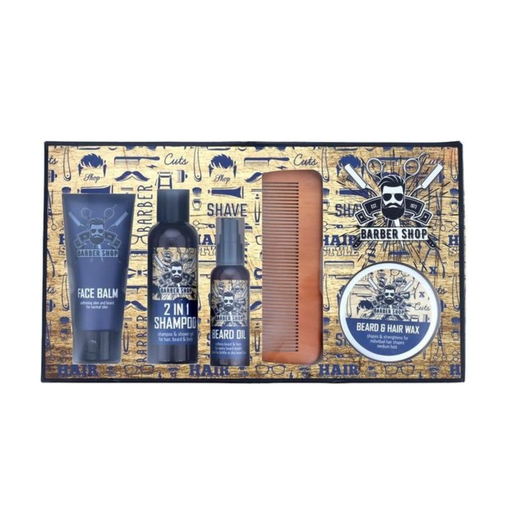 BARBER SHOP | COFFRET SOINS DE LA BARBE 5PCS