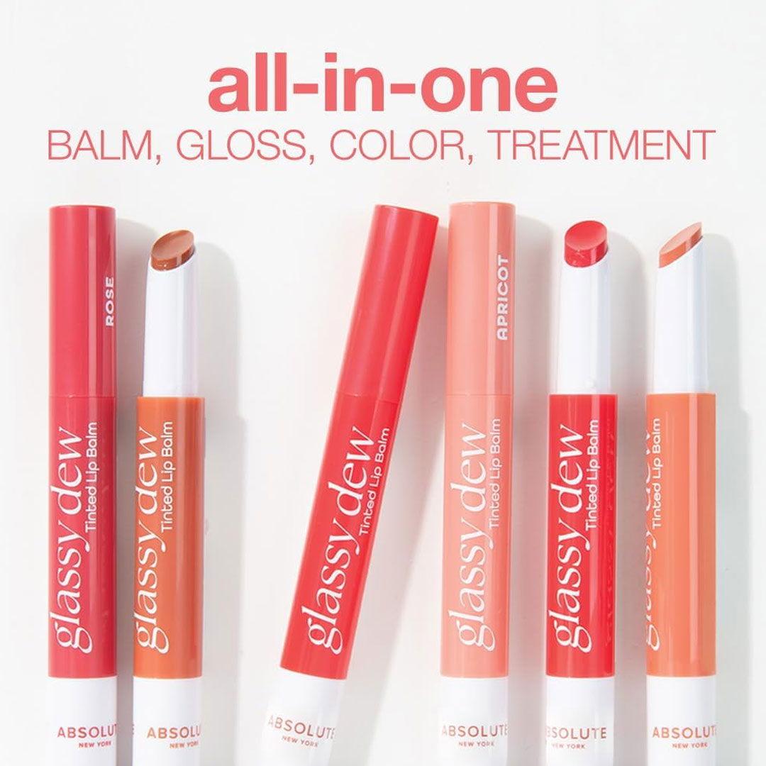 ABSOLUTE NEW YORK | GLASSY DEW TINTED LIP BALM Mayshka