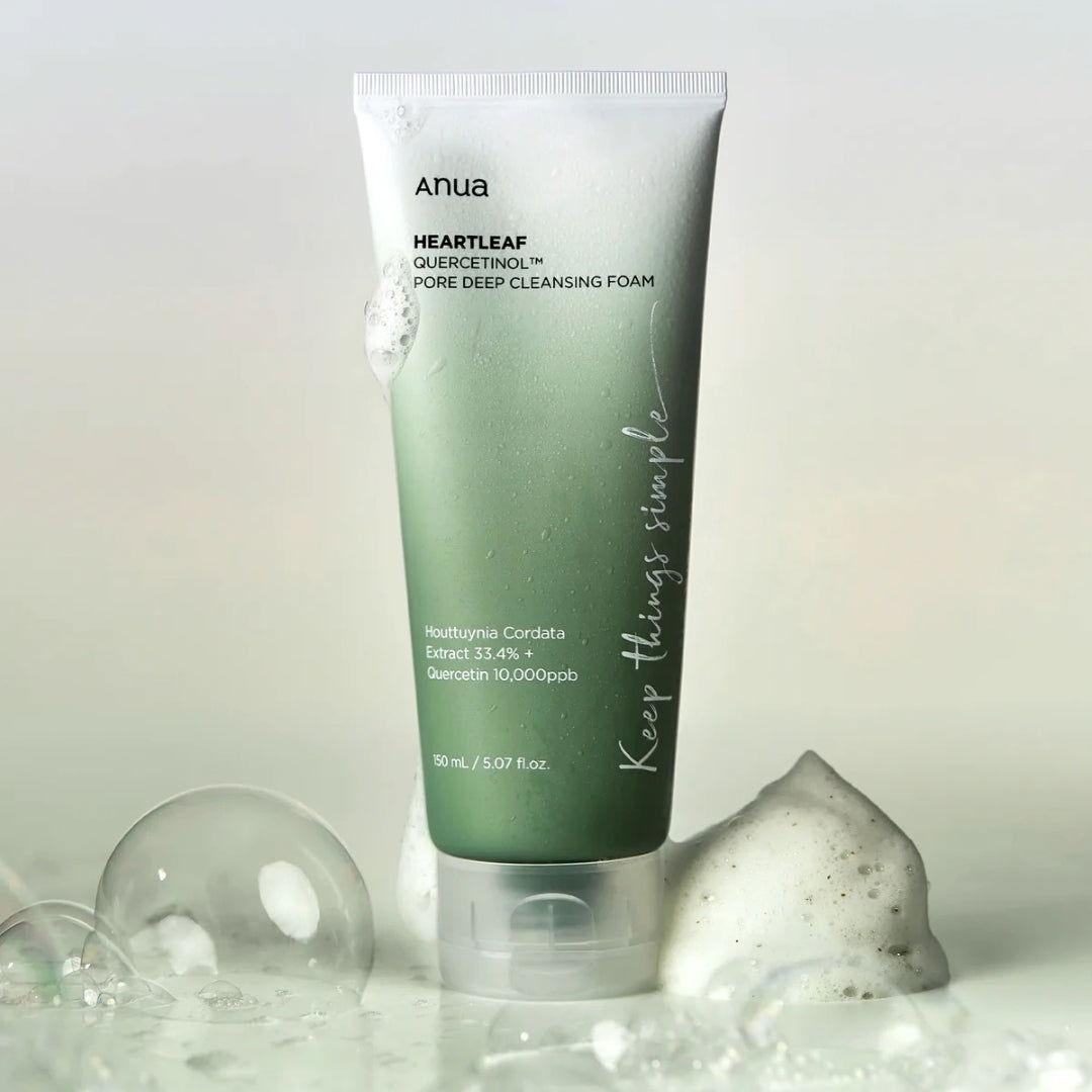 ANUA | HEARTLEAF QUERCETINOL PORE DEEP CLEANSING FOAM - Mayshka
