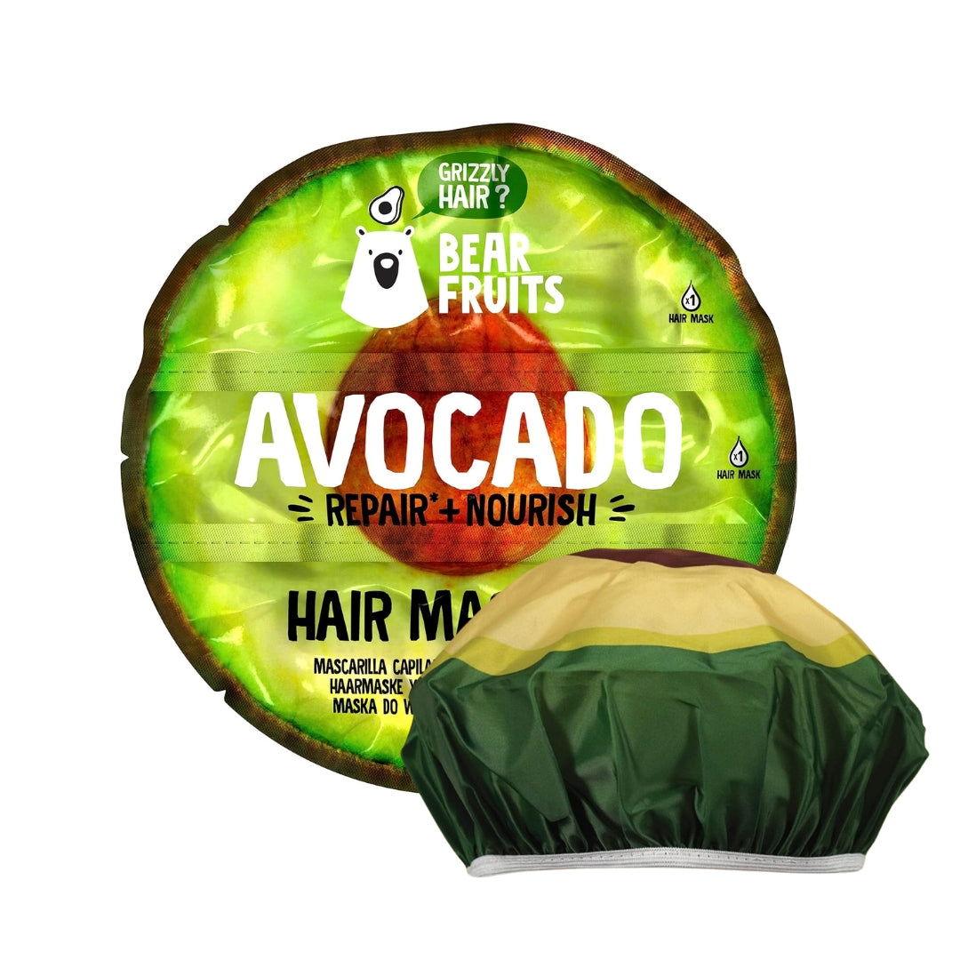 BEAR FRUITS | MASQUE CAPILLAIRE ET BONNET REPARATEUR ET NOURISSANT A L'AVOCAT - Mayshka