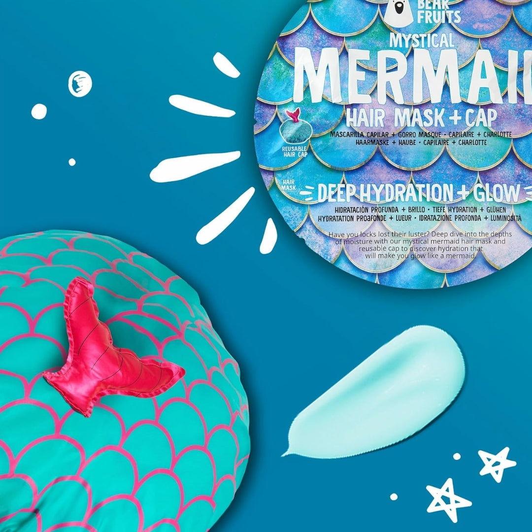 BEAR FRUIT | MASQUE CAPILLAIRE MERMAID DEEP HYDRATION + GLOW AVEC CAPUCHON - Mayshka