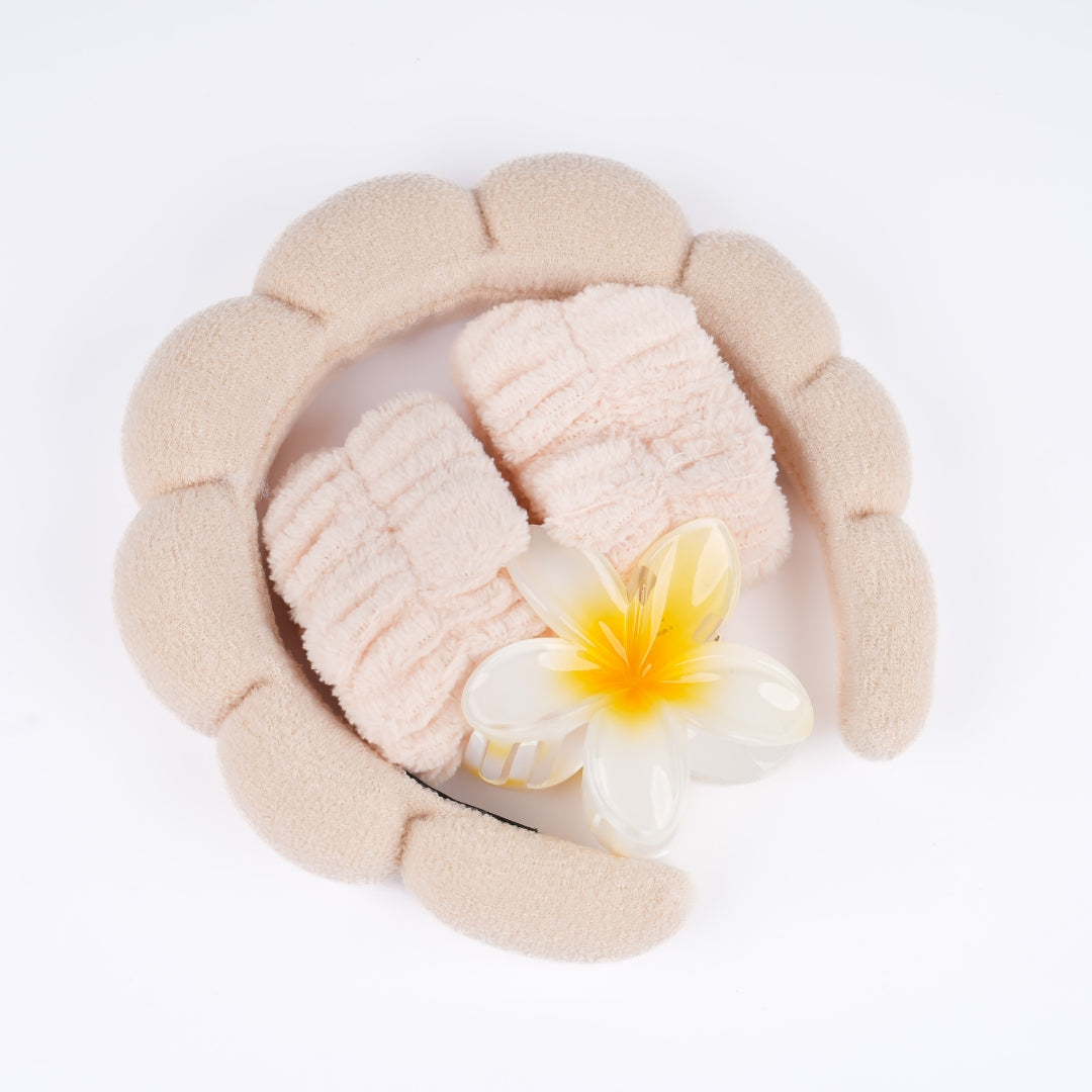 ACCESSOIRES | SET D'ACCESSOIRES CAPILLAIRES - BANDEAUX, BRACELETS, PETITE PINCE FLEUR COLORÉE