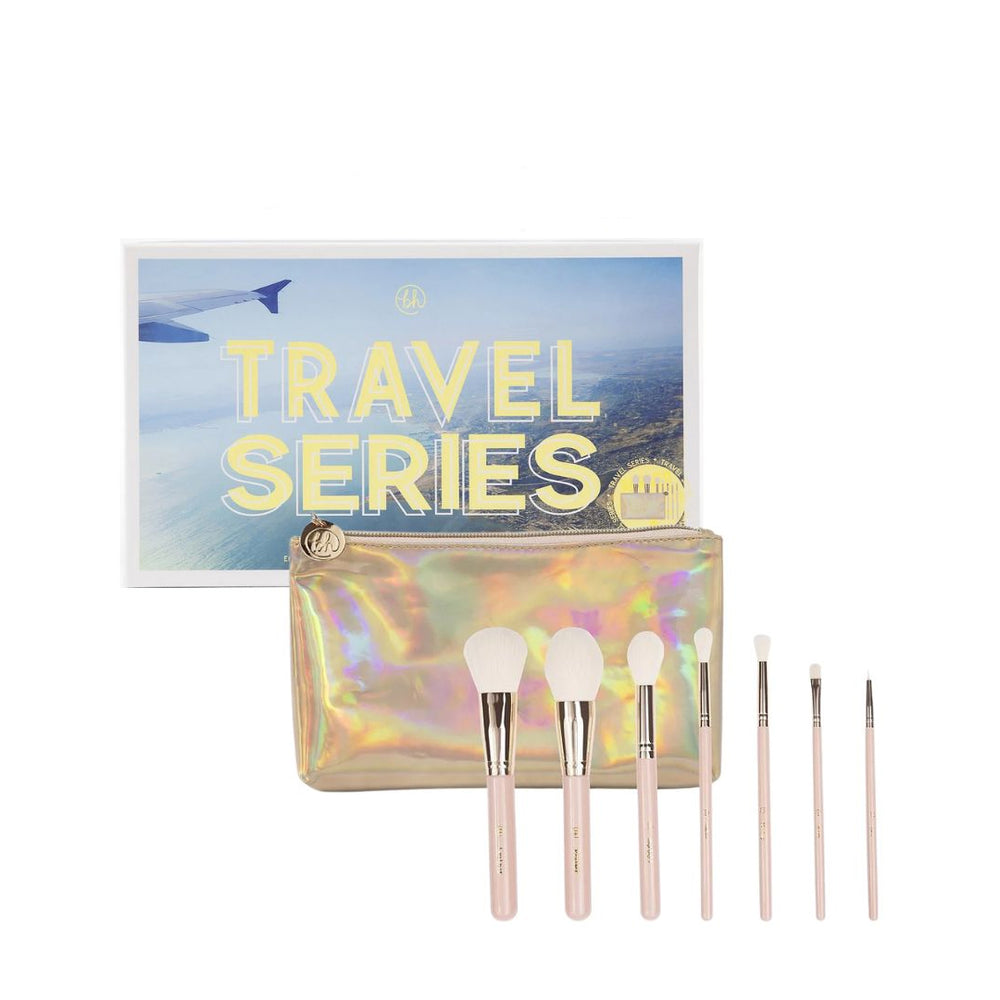 BH COSMETICS | ENSEMBLE DE 7 PINCEAUX YEUX & VISAGE AVEC SAC TRAVEL SERIES