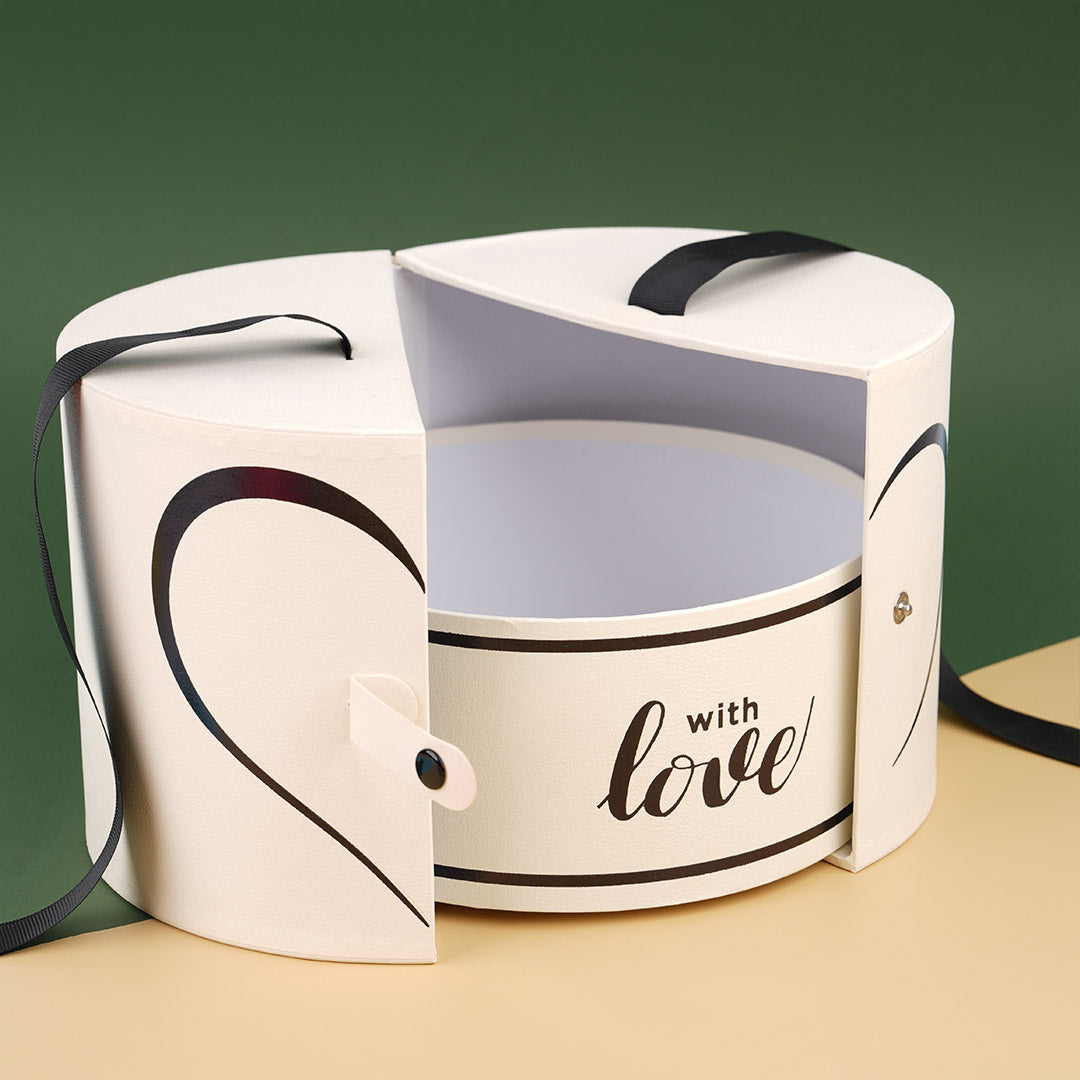 BOX | BOITE D'EMBALLAGE DE FLEURS WITH LOVE