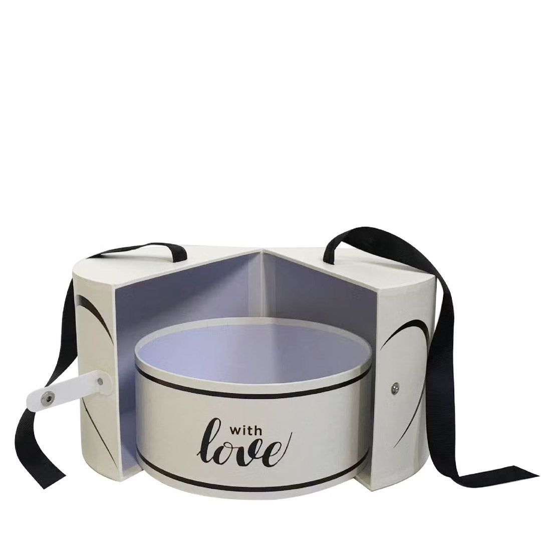 BOX | BOITE D'EMBALLAGE DE FLEURS WITH LOVE