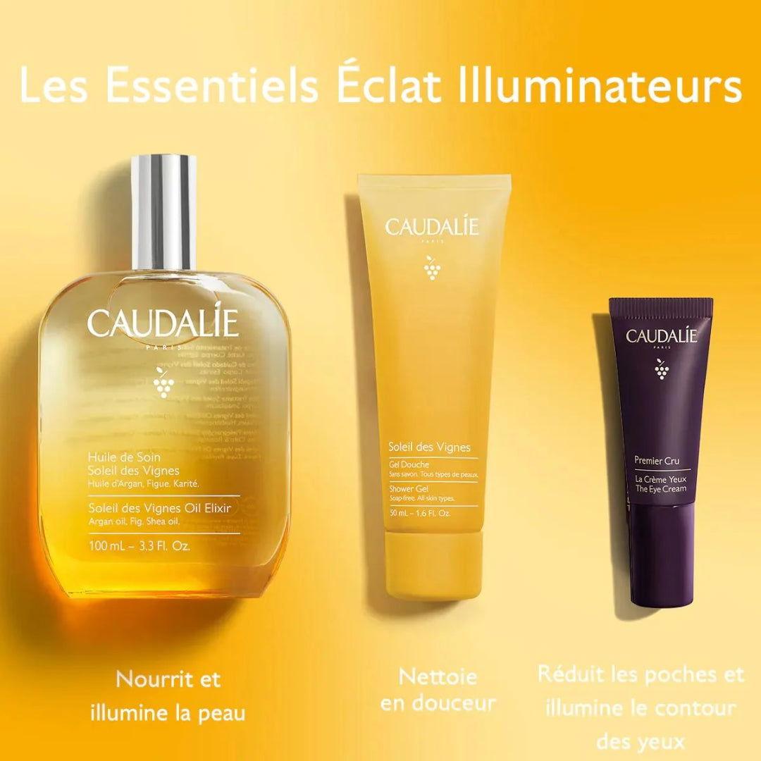 CAUDALIE | COFFRET HUILE ELIXIR + GEL DOUCHE + SOIN YEUX - Mayshka