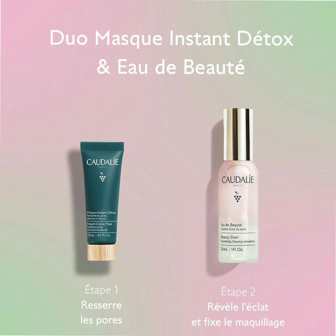 CAUDALIE | EAU DE BEAUTE DUO EAU DE BAUTE & MASQUE DETOX - Mayshka