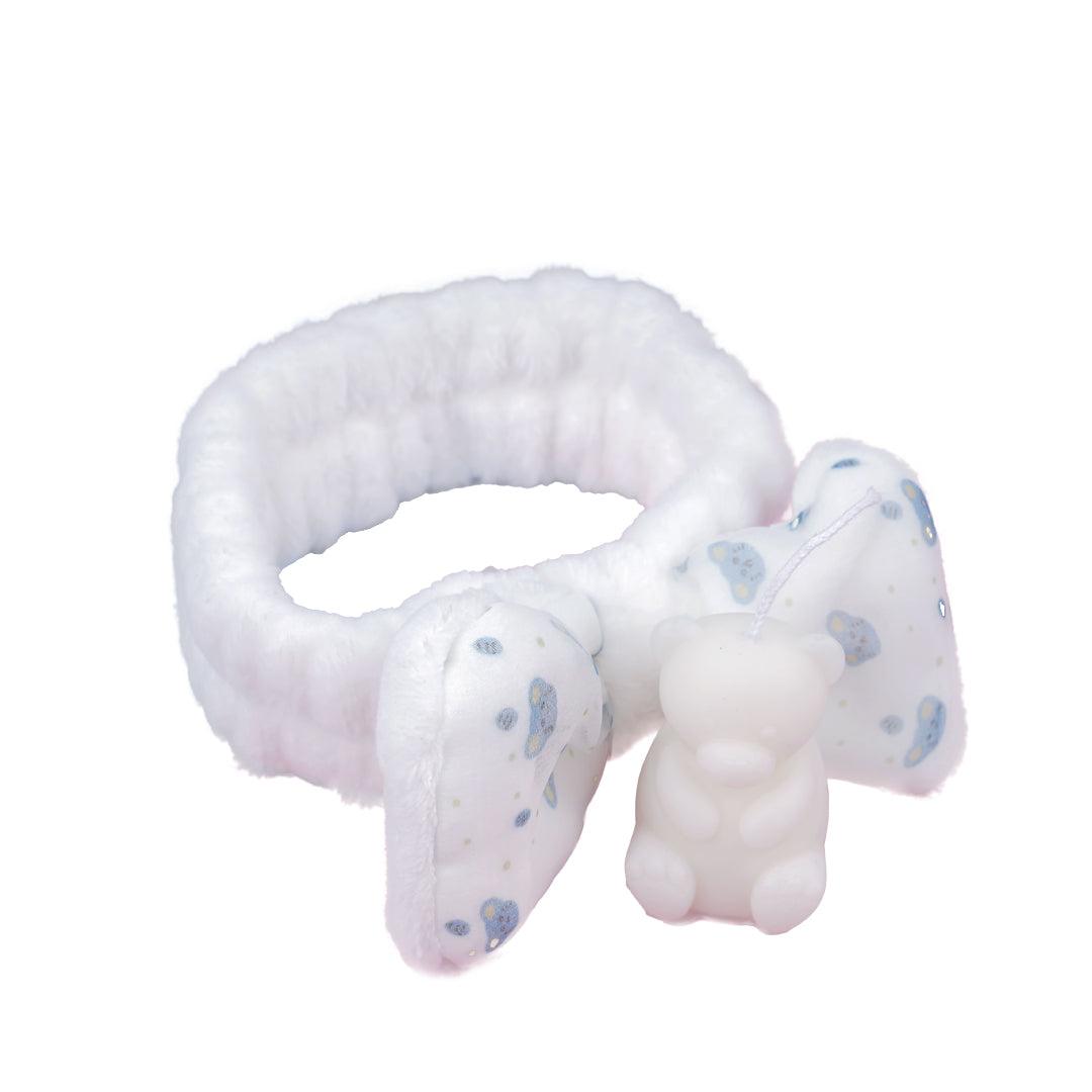 COFFRET | BANDEAU MAQUILLAGE + BOUGIE OURS BB - Mayshka