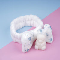 COFFRET | BANDEAU MAQUILLAGE + BOUGIE OURS BB - Mayshka