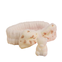 COFFRET | BANDEAU MAQUILLAGE + BOUGIE OURS BEIGE - Mayshka