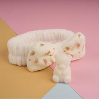 COFFRET | BANDEAU MAQUILLAGE + BOUGIE OURS BEIGE - Mayshka