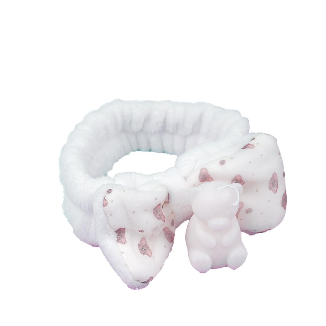 COFFRET | BANDEAU MAQUILLAGE + BOUGIE OURS BJ - Mayshka