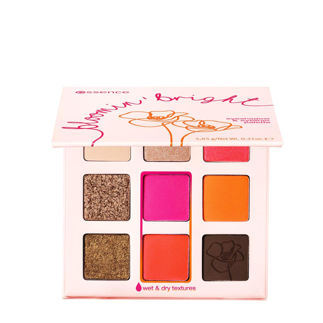 ESSENCE | BLOOMIN' BRIGHT EYESHADOW & EYELINER PALETTE