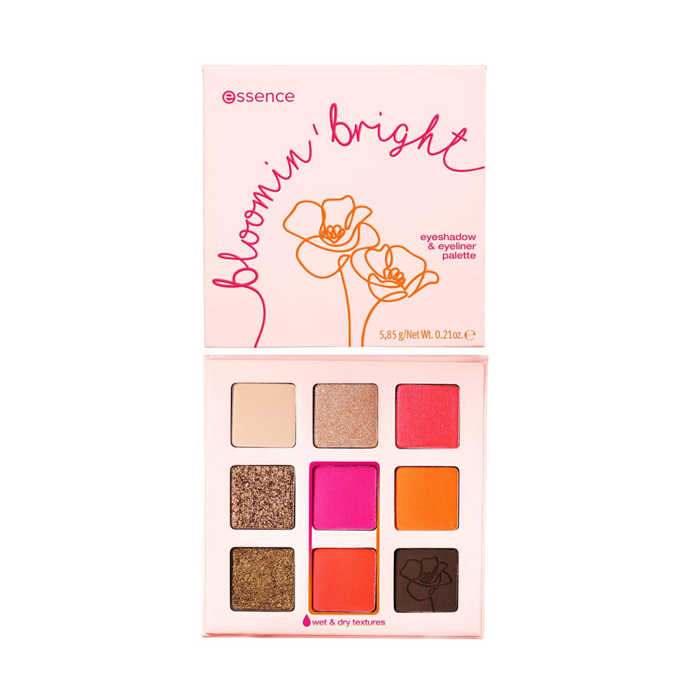 ESSENCE | BLOOMIN' BRIGHT EYESHADOW & EYELINER PALETTE