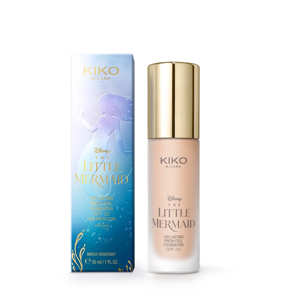 KIKO | DISNEY - THE LITTLE MERMAID LASTING 10H FRESH FEEL FOUNDATION SPF 30