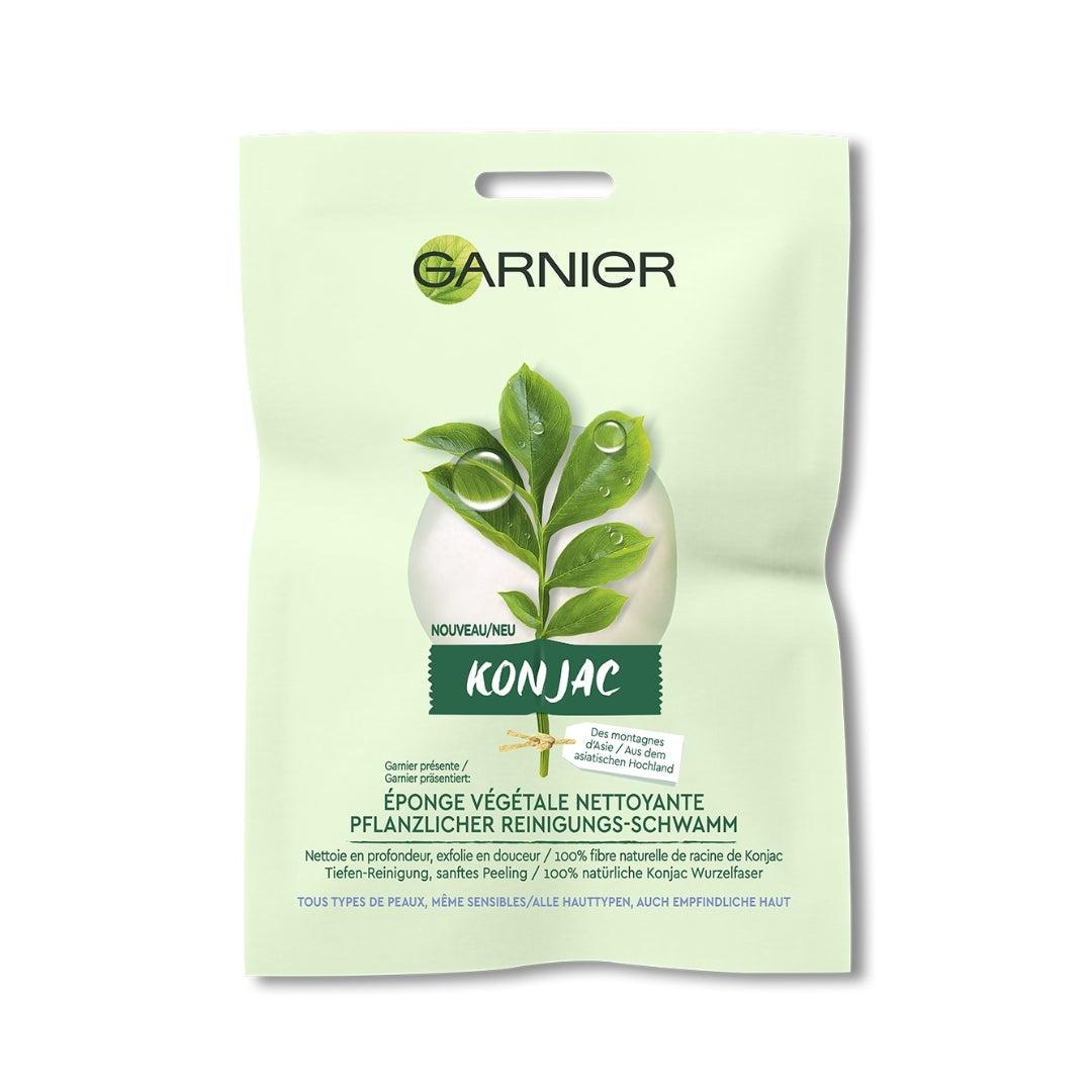 GARNIER BIO | EPONGE VEGETALE NETTOYANTE KONJAC