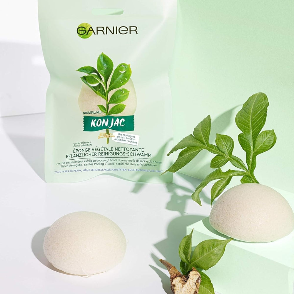 GARNIER BIO | EPONGE VEGETALE NETTOYANTE KONJAC