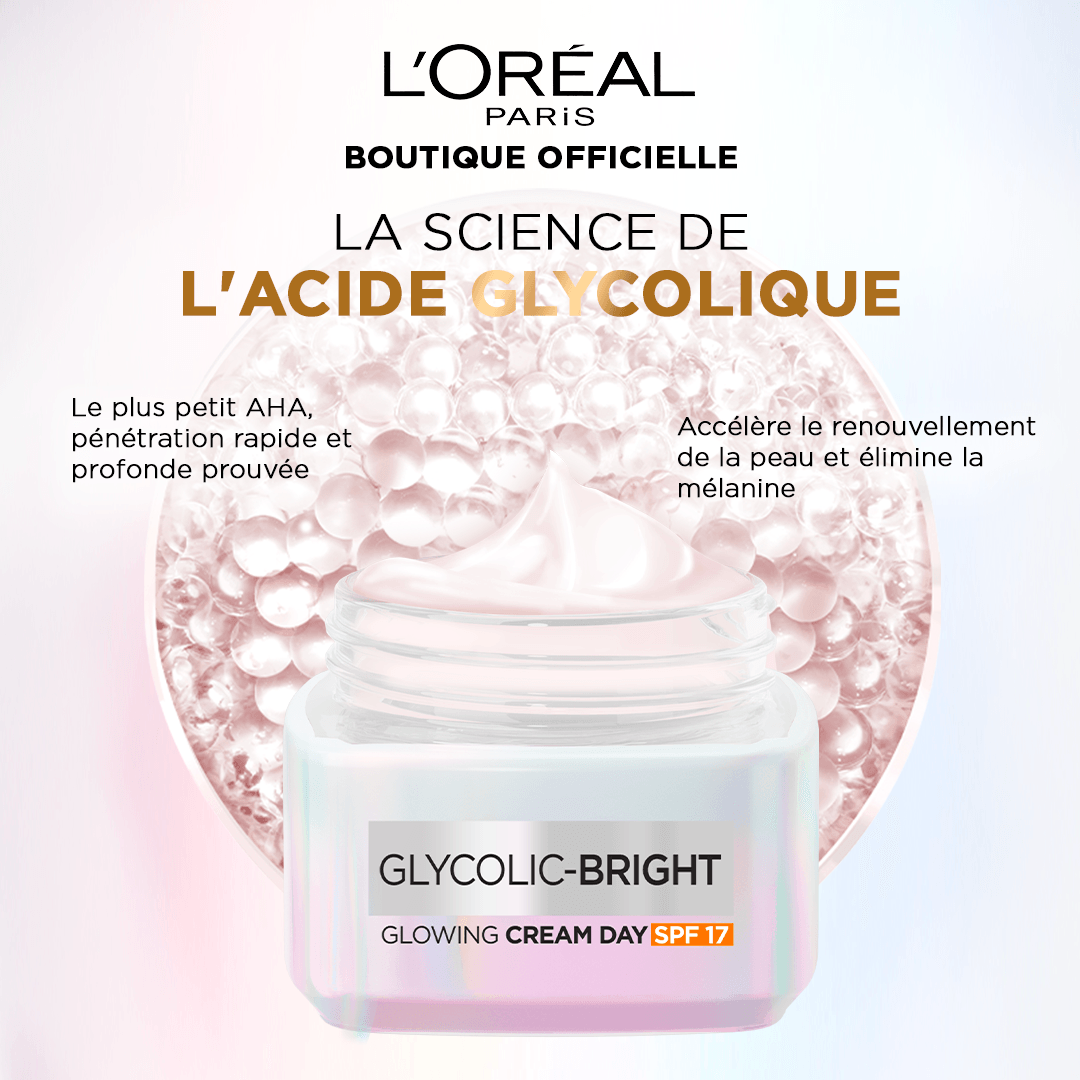 L’ORÉAL PARIS | CRÈME JOUR GLYCOLIC-BRIGHT SPF17 Mayshka