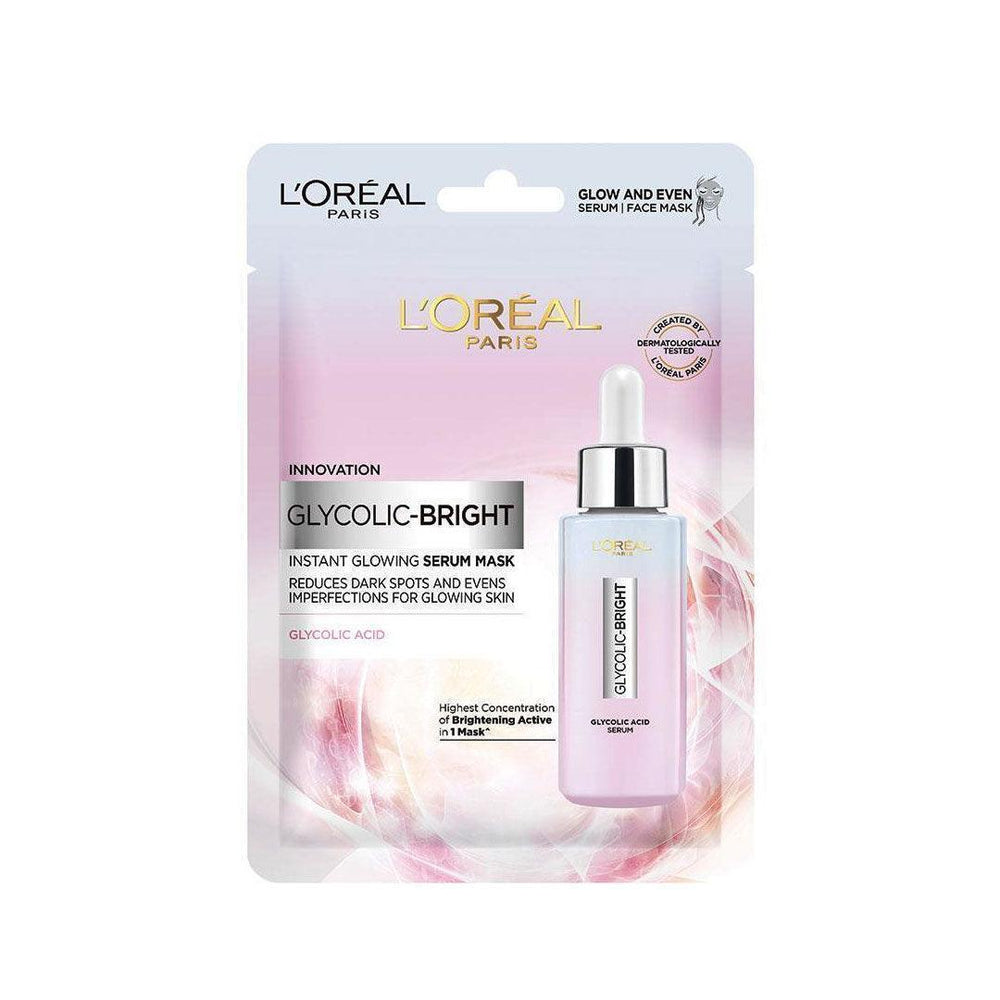 L'OREAL PARIS | MASQUE SÉRUM VISAGE GLYCOLIC BRIGHT Mayshka