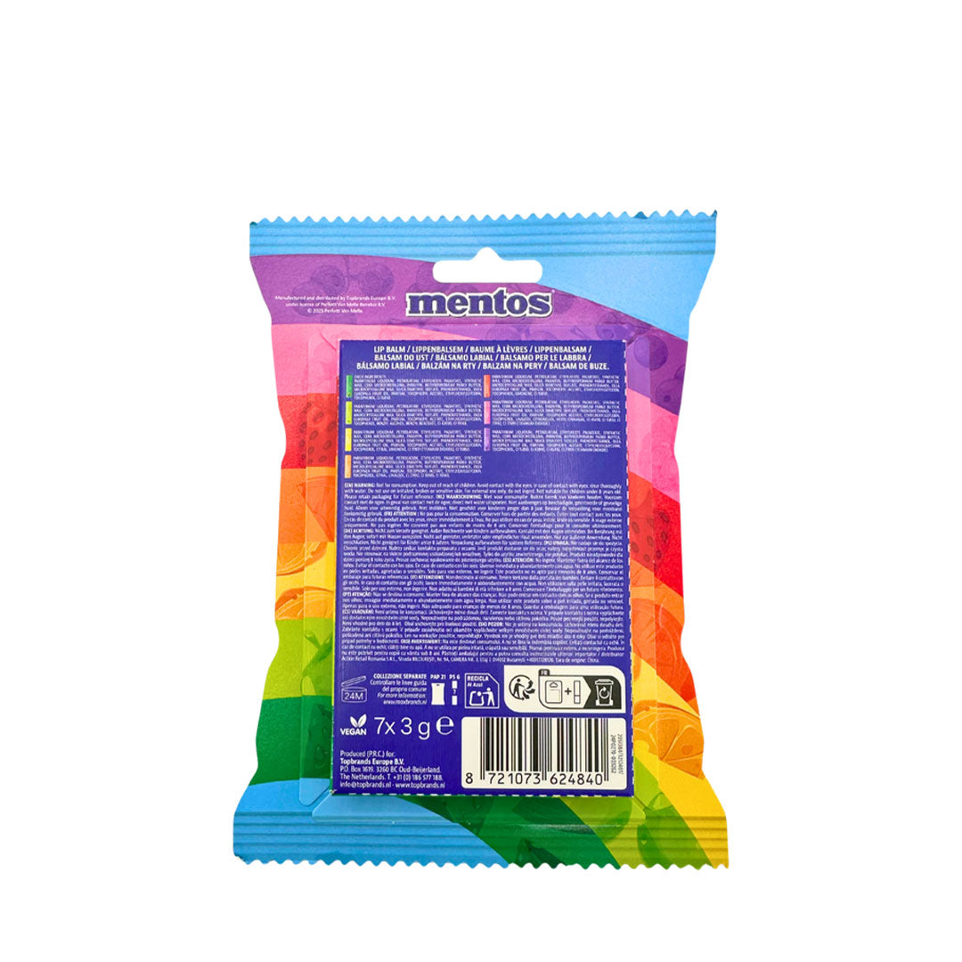 TOPBRANDS | MENTOS LIP BALMS RAINBOW