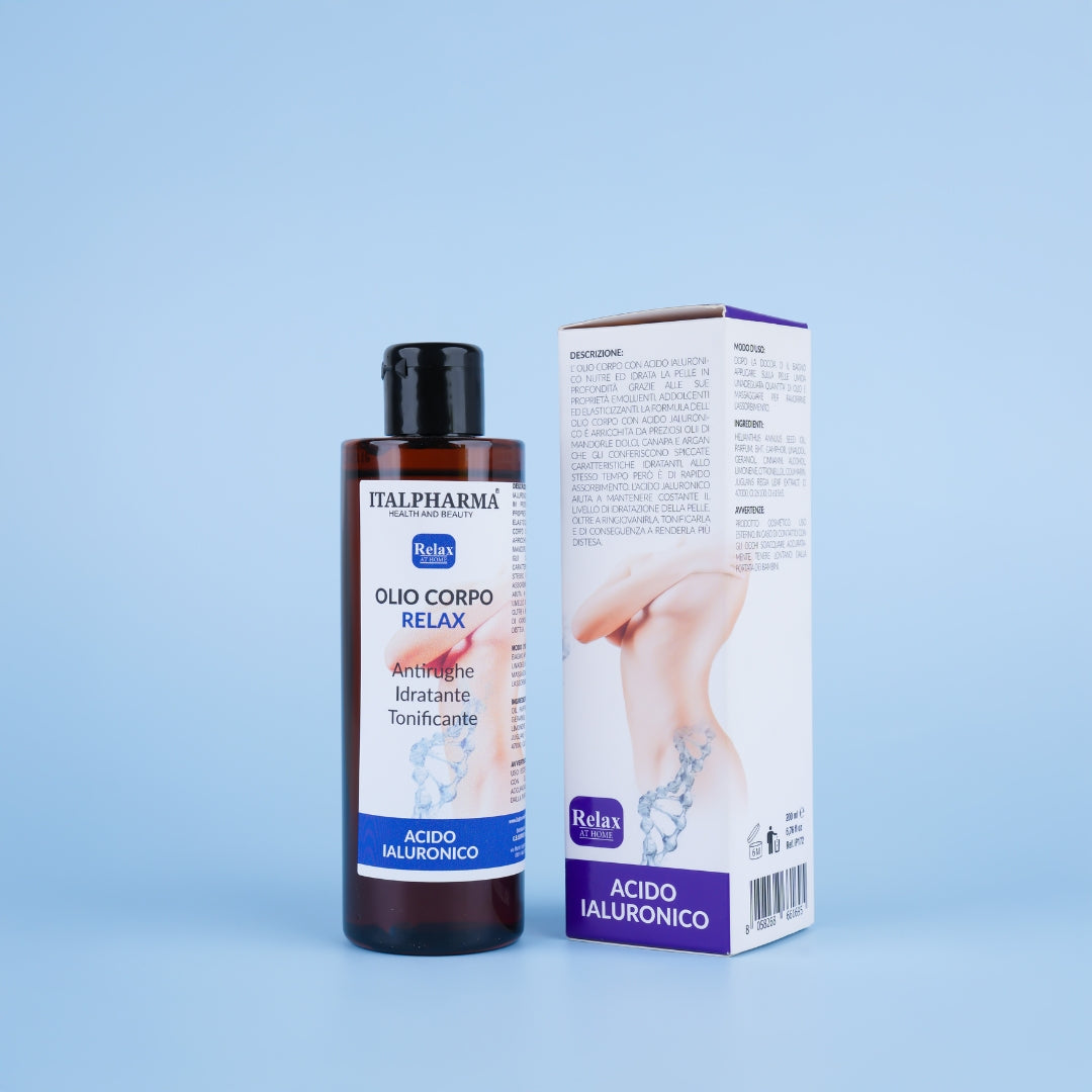 ITALPHARMA | HUILE MASSAGE - L'ACIDE HYALURONIQUE