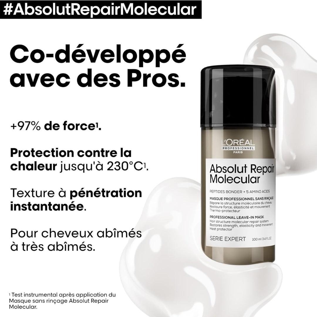 L'OREAL | MASQUE PROFESSIONNEL SANS RINCAGE ABSOLUT REPAIR MOLECULAR - Mayshka