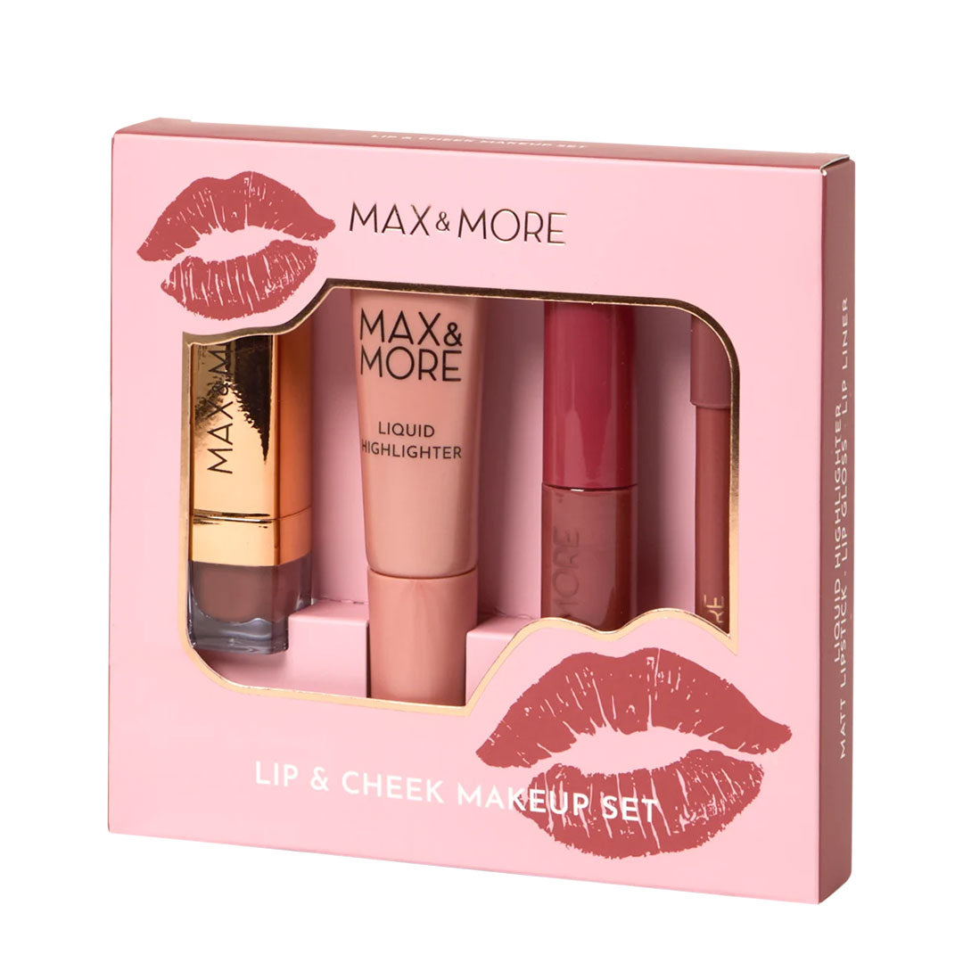 MAX & MORE | COFFRET LIP & CHEEK MAKEUP