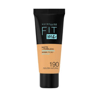 MAYBELLINE | FOND DE TEINT FLUIDE FIT ME MATTE & PORELESS – PEAUX NORMALES À GRASSE Mayshka