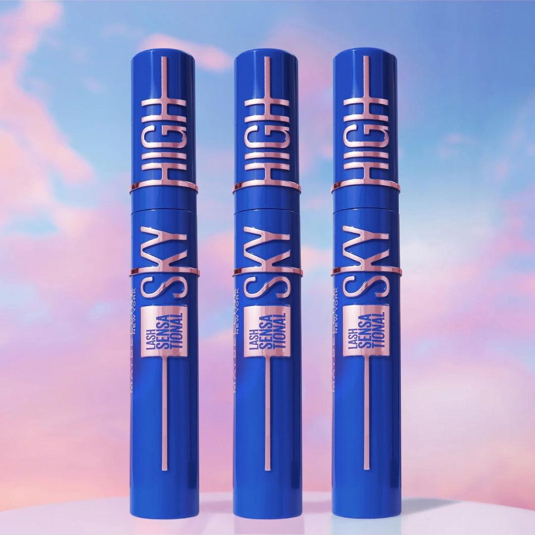 MAYBELLINE | LASH SENSATIONAL SKY HIGH BLUE MASCARA Mayshka