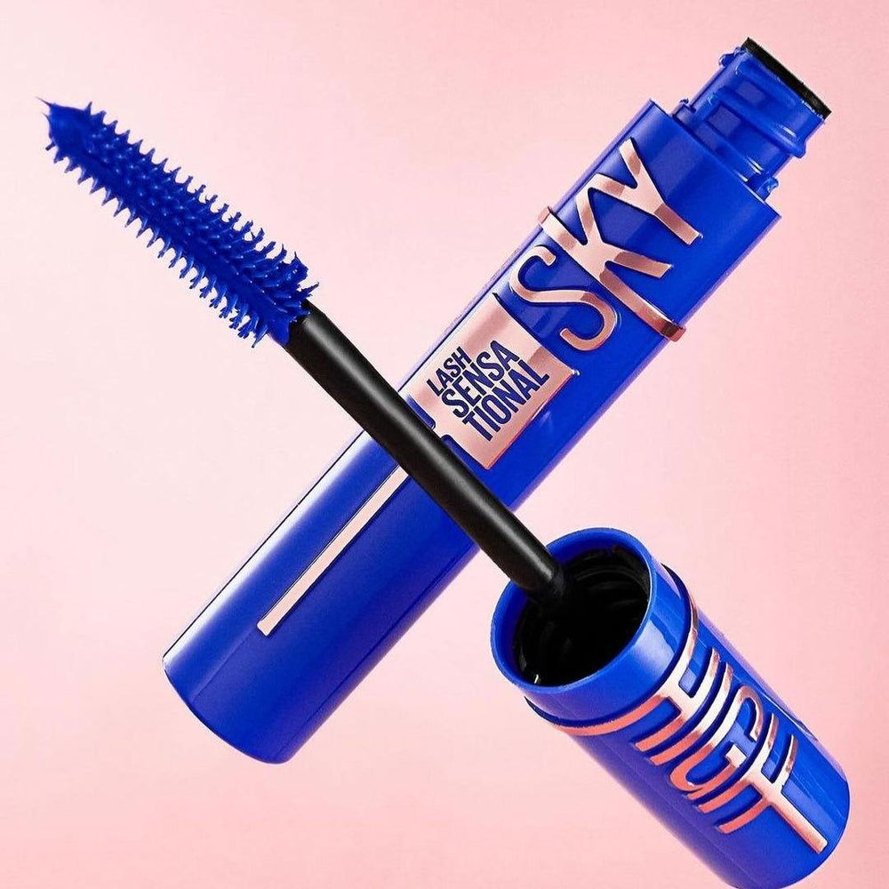 MAYBELLINE | LASH SENSATIONAL SKY HIGH BLUE MASCARA Mayshka