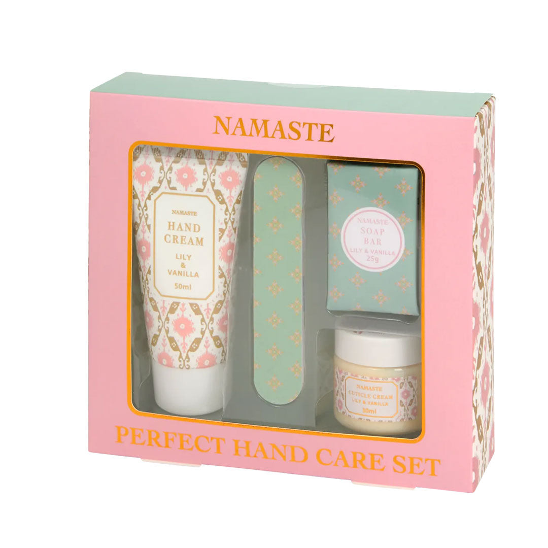 NAMASTE | COFFRET CADEAU SOIN DES MAINS - LILY & VANILLA