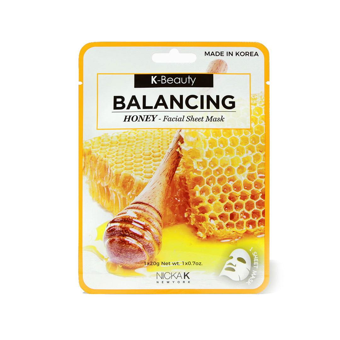 NICKA-K | BALANCING HONEY FACIAL SHEET MASK - Mayshka