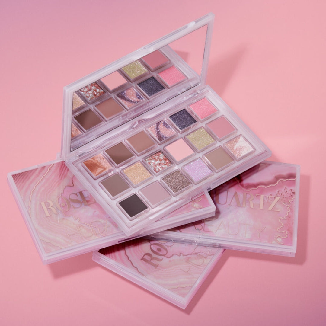 HUDA BEAUTY | PALETTE DE FARDS A PAUPIERE EN QUARTZ ROSE