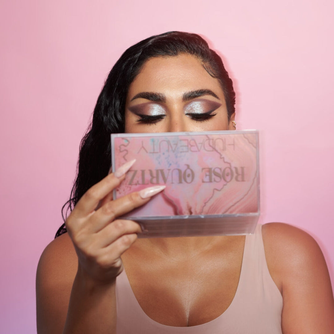 HUDA BEAUTY | PALETTE DE FARDS A PAUPIERE EN QUARTZ ROSE