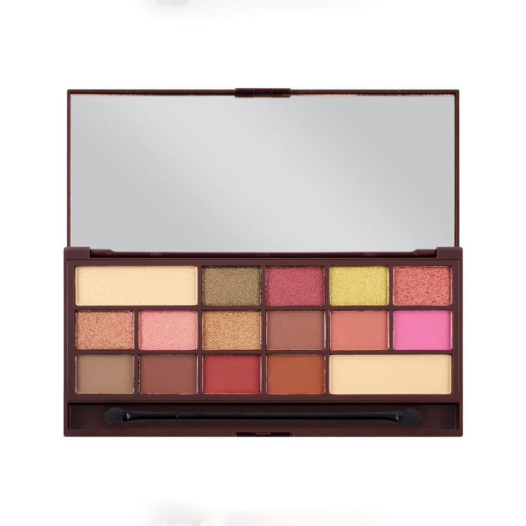 REVOLUTION | I HEART CHOCOLATE ROSE GOLD EYESHADOW PALETTE Mayshka