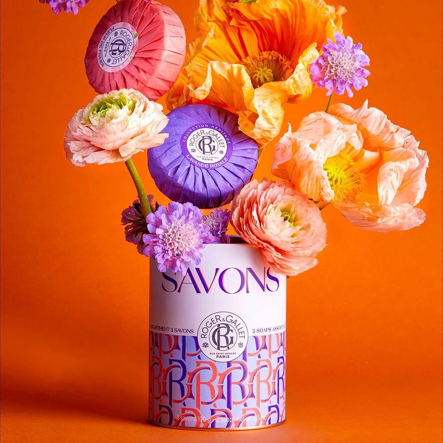 ROGER & GALLET | FLOWER POWER BOITE SAVONS BIENFAISANTS Mayshka