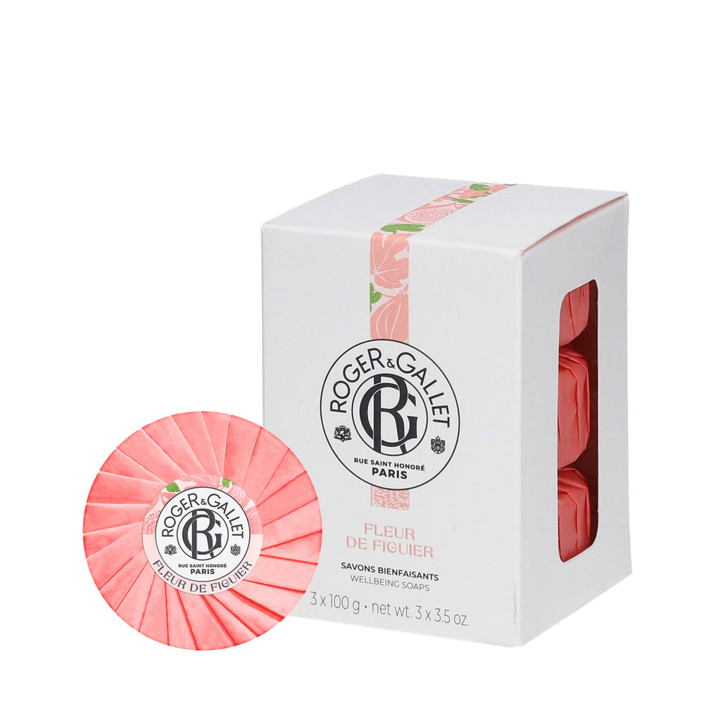 ROGER GALLET | COFFRET SAVONS 300G FLEUR DE FIGUIER