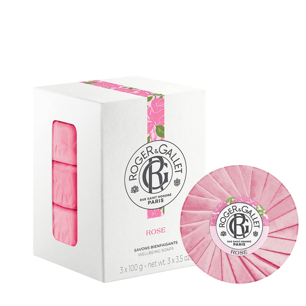 ROGER GALLET | COFFRET SAVONS 300G ROSE