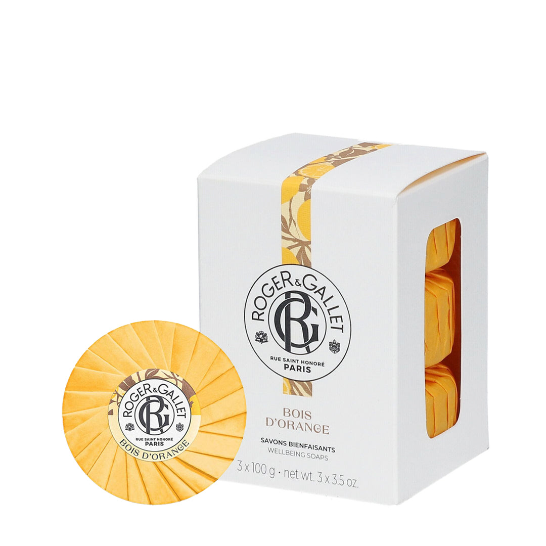 ROGER GALLET | COFFRET SAVONS 300G BOIS D'ORANGE