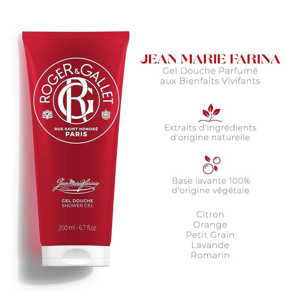 ROGER & GALLET | GEL DOUCHE - JEAN MARIE FARINA - Mayshka