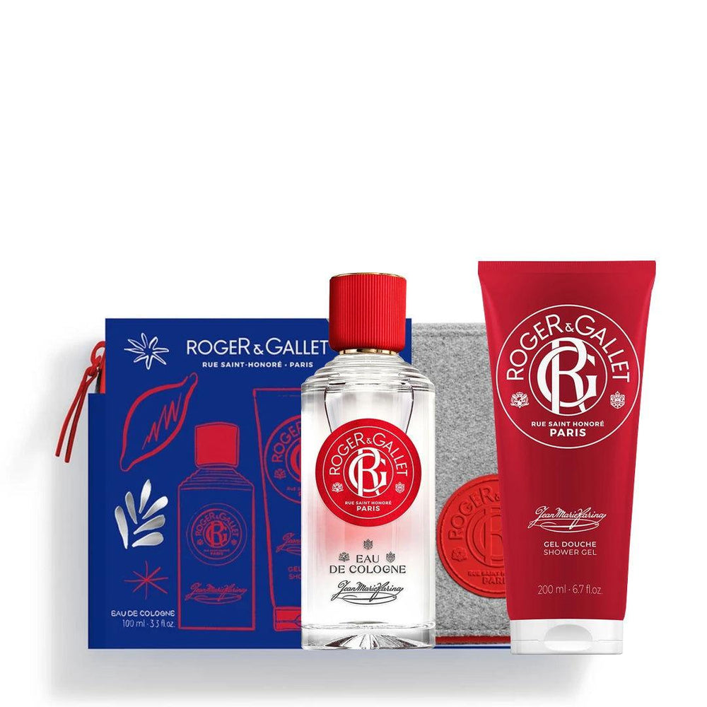 ROGER&GALLET | TROUSSE COLOGNE TWIST + GEL DOUCHE JEAN-MARIE FARINA - Mayshka