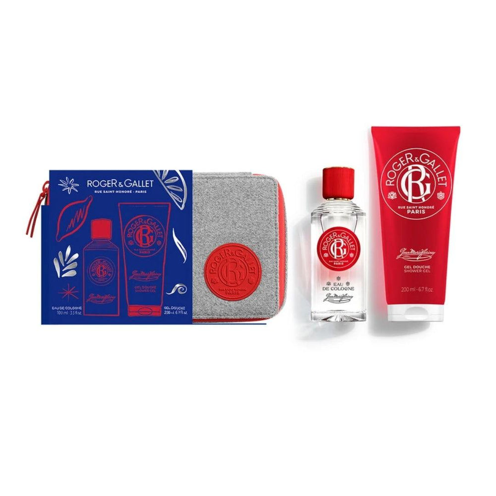 ROGER&GALLET | TROUSSE COLOGNE TWIST + GEL DOUCHE JEAN-MARIE FARINA - Mayshka