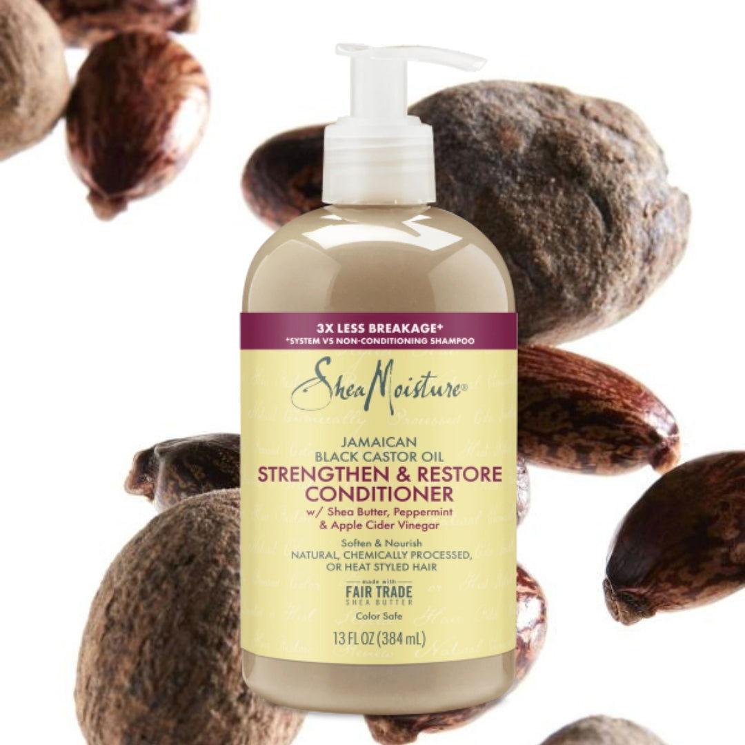 SHEA MOISTURE | APRES-SHAMPOING RÉPARATEUR & FORTIFIANT JAMAICAN BLACK CASTOR OIL Mayshka