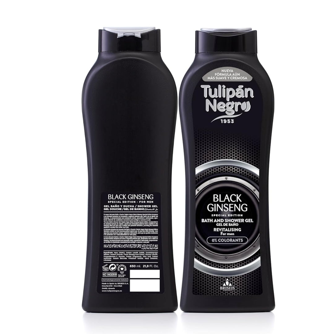 TULIPAN NEGRO | GEL DE BAIN AU GINSENG NOIR - Mayshka