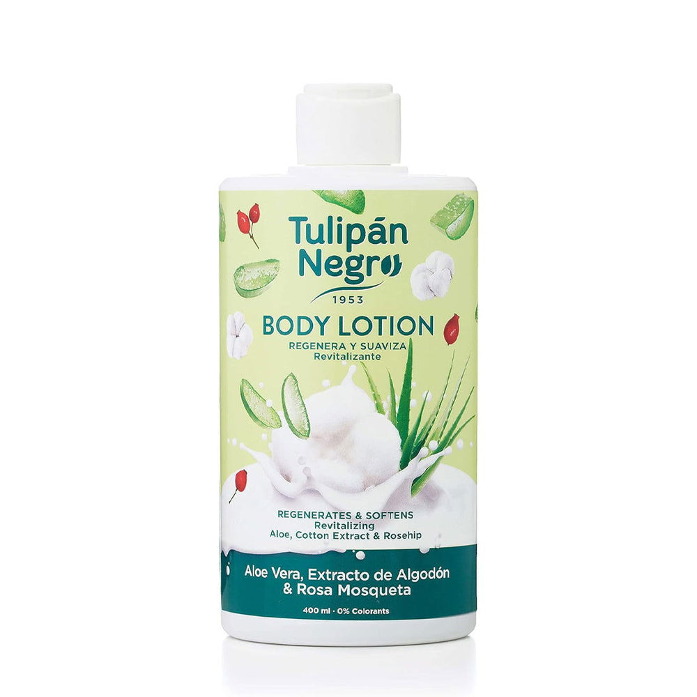 TULIPAN NEGRO | LAIT CORPOREL ALOE VERA , COTTON & ROSE MUSQUEE - Mayshka