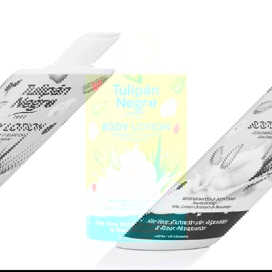 TULIPAN NEGRO | LAIT CORPOREL ALOE VERA , COTTON & ROSE MUSQUEE - Mayshka