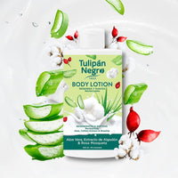 TULIPAN NEGRO | LAIT CORPOREL ALOE VERA , COTTON & ROSE MUSQUEE - Mayshka